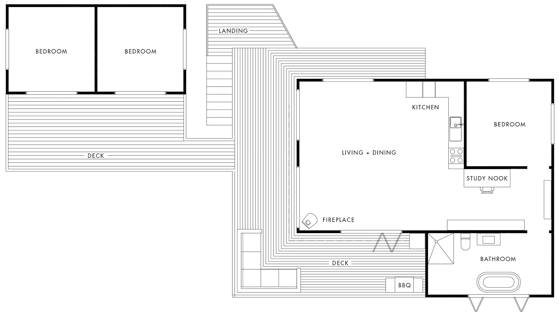 Tree House floor plan layout